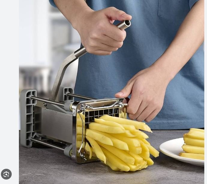 Vegetable Knives, French Fry Cutters, Stainless Steel Fruit Knives, French Fry Choppers, Potato Slicers, Vegetable Choppers, Onion Choppers, Food Choppers, Chopping Potatoes, Carrots, Cucumbers, Kitchen Supplies, Kitchen Gadgets,